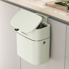 Hanging Trash Bin with Lid Kitchen Garbage Can