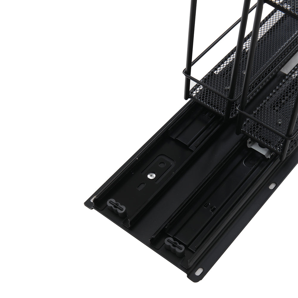 Slide-Out Metal Spice Rack for Cabinet