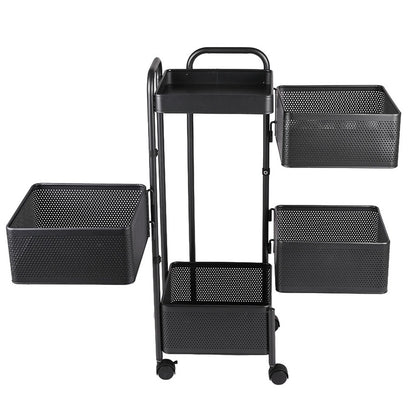 5-Tier Kitchen Storage Rack with Wheels