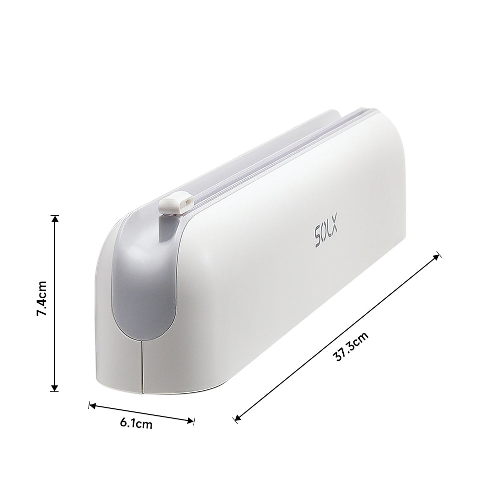 Kitchen Plastic Wrap Dispenser with Cutter