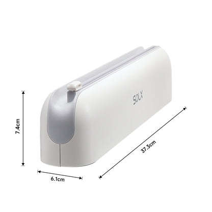 Kitchen Plastic Wrap Dispenser with Cutter