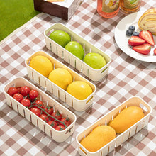 Fridge Storage Container with Two Compartments