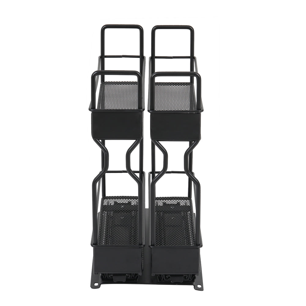 Slide-Out Metal Spice Rack for Cabinet