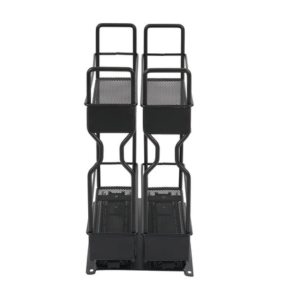 Slide-Out Metal Spice Rack for Cabinet