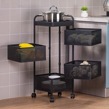 5-Tier Kitchen Storage Rack with Wheels