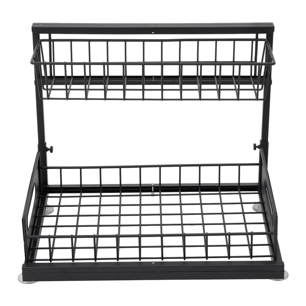 Metal 2-Tier Under Sink Sliding Organizer