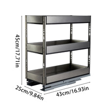 3-Tier Kitchen Cabinet Pull Out Shelf Organizer
