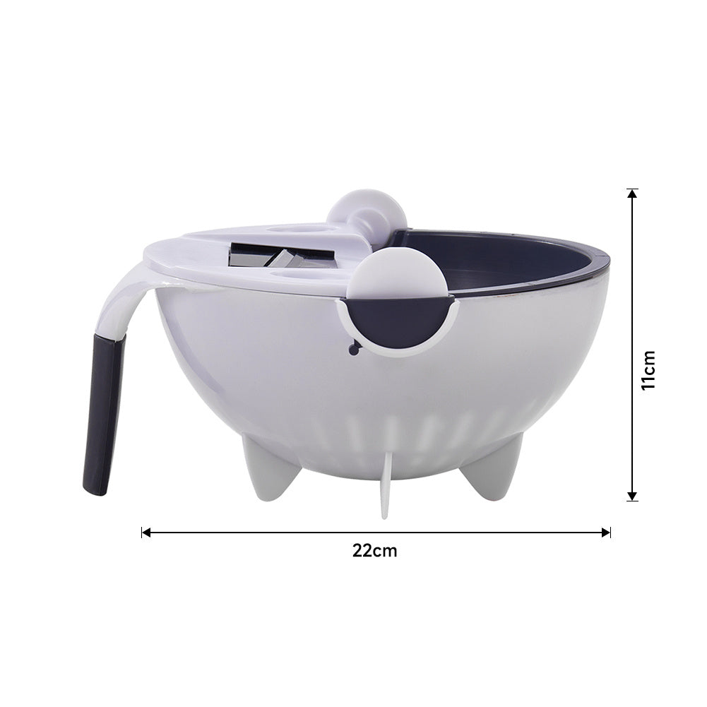 Multi-Function Vegetable Grater Set with Drain Basket