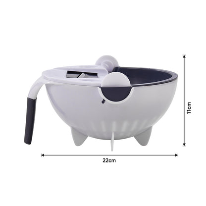 Multi-Function Vegetable Grater Set with Drain Basket