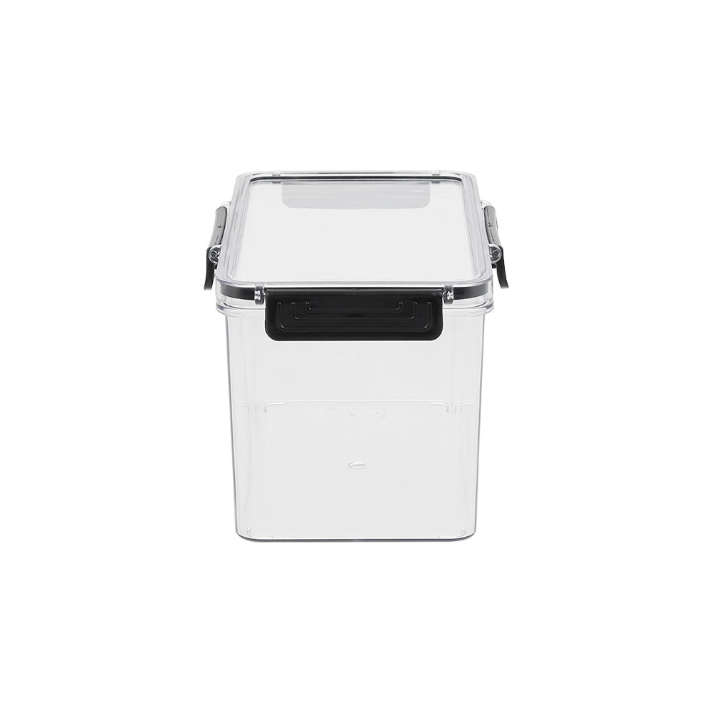 Set of 4 Stackable Clear Fridge Organisers Storage Boxes
