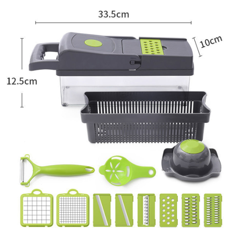 14-in-1 Kitchen Multifunctional Vegetable Food Slicer Chopper Cutter