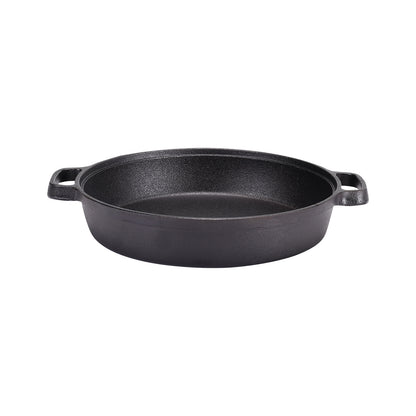 Black Pre-Seasoned Cast Iron Pan Fry Pan