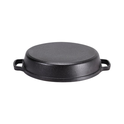 Black Pre-Seasoned Cast Iron Pan Fry Pan