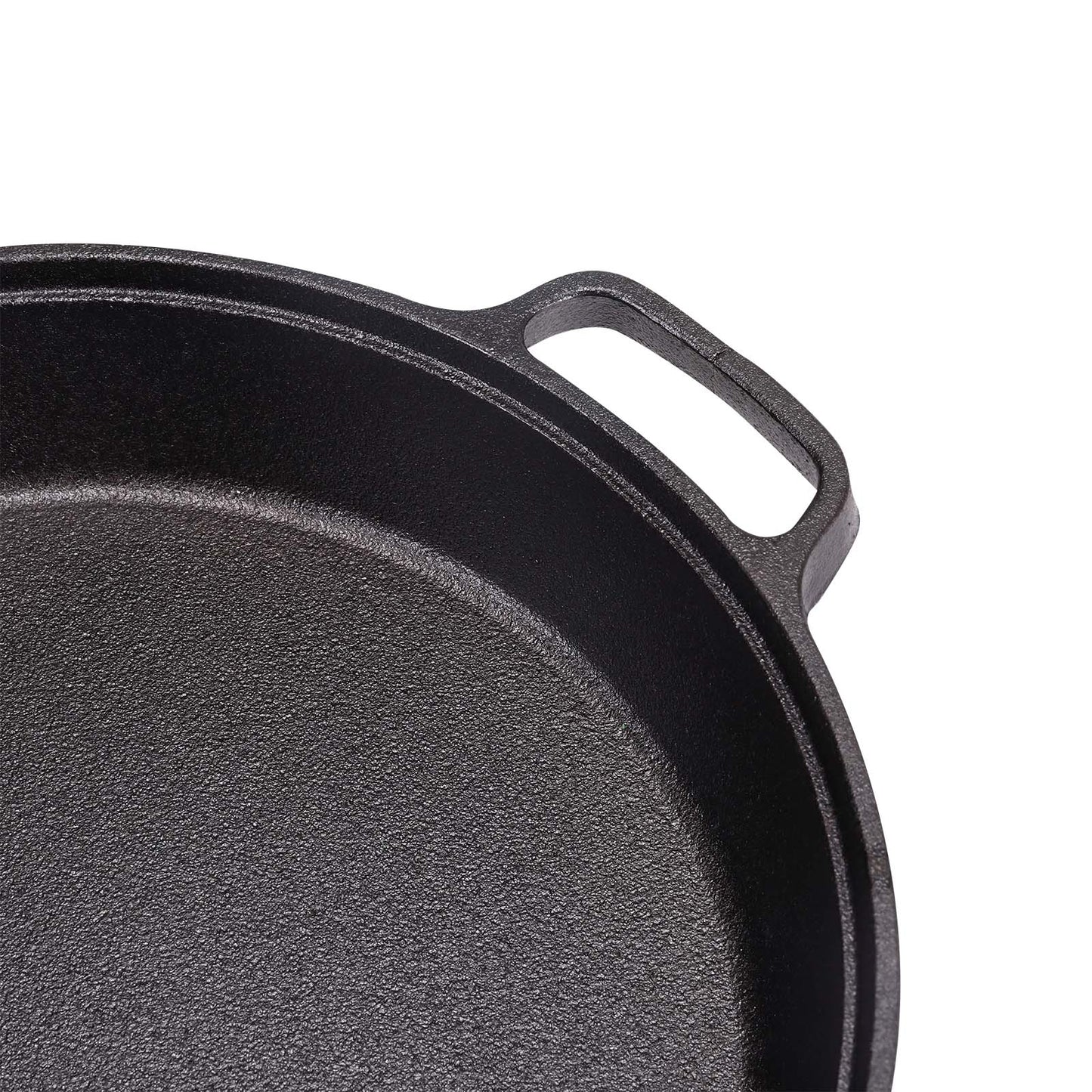 Black Pre-Seasoned Cast Iron Pan Fry Pan
