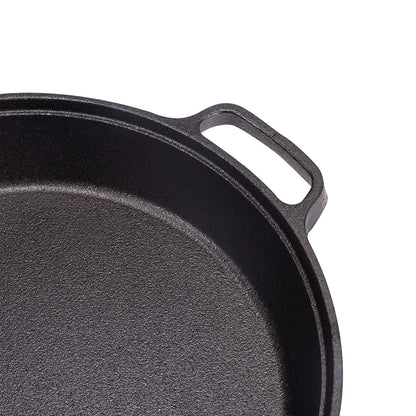 Black Pre-Seasoned Cast Iron Pan Fry Pan