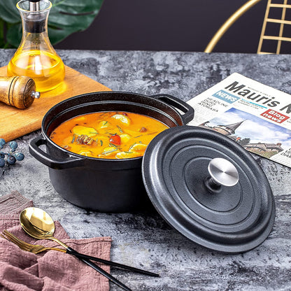 20cm Mini Cast Iron Dutch Pot with Lid