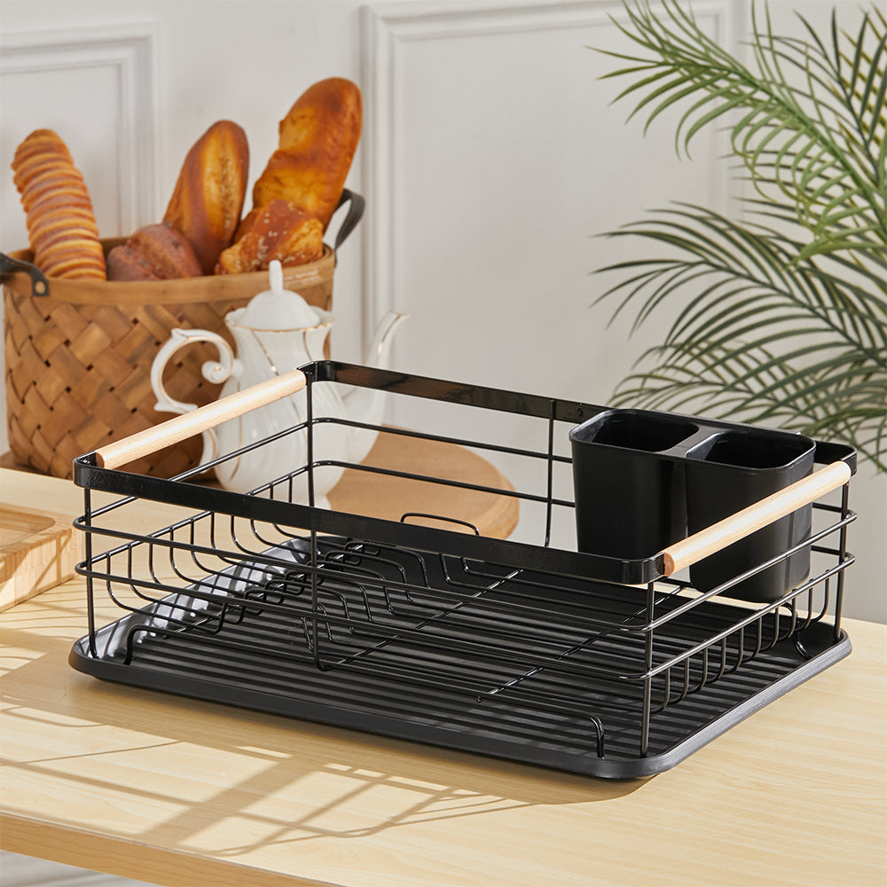 Black Iron Dish Drainer Rack
