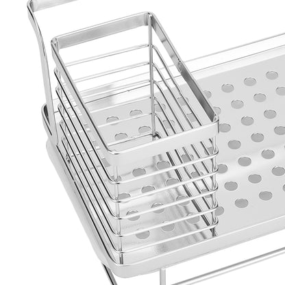 Stainless Steel Sink Organizer with Drain Tray
