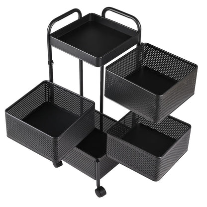 5-Tier Kitchen Storage Rack with Wheels