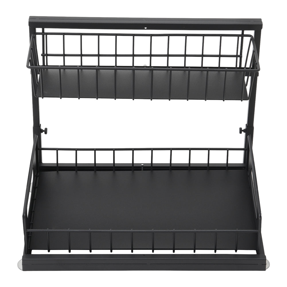 Metal 2-Tier Under Sink Sliding Organizer