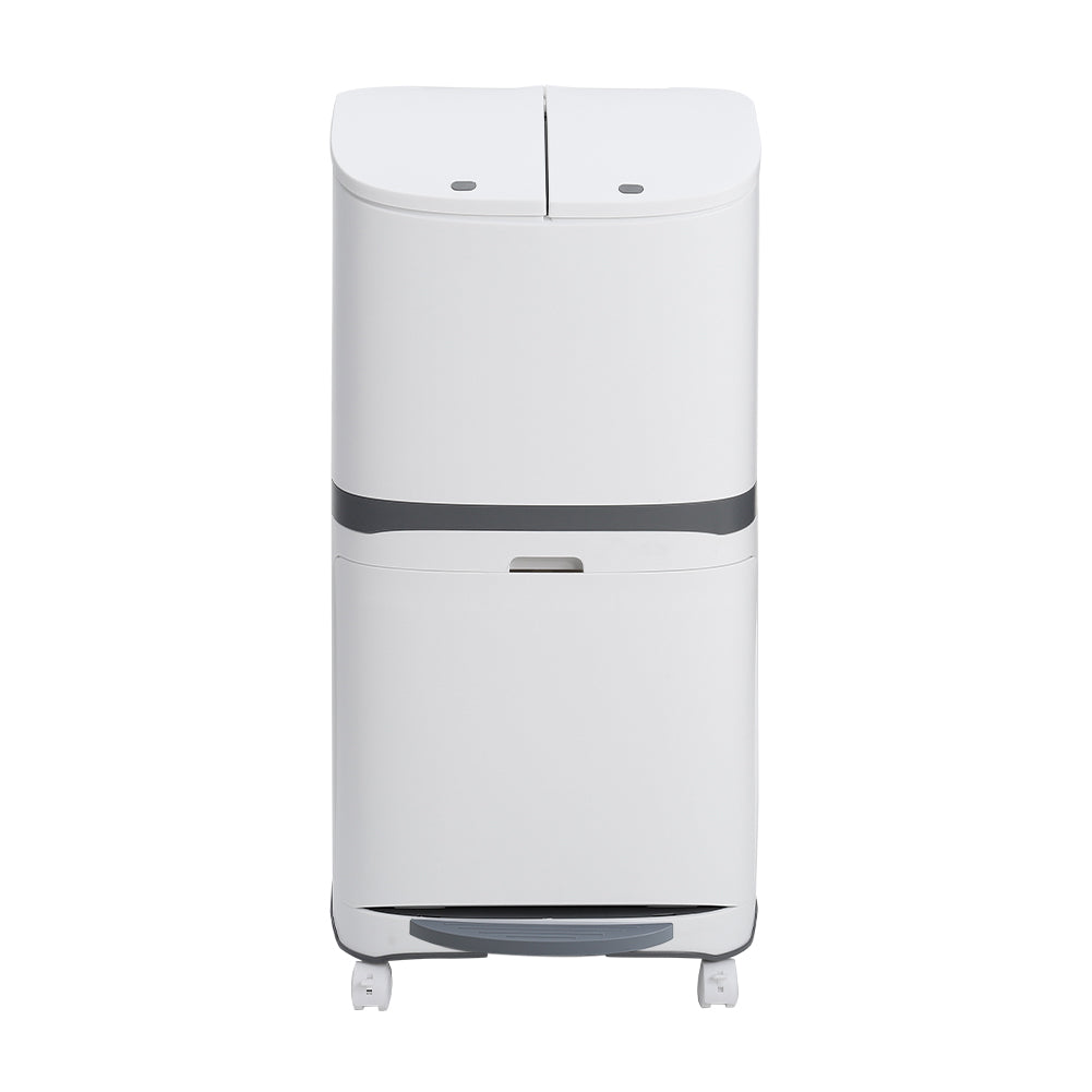 48 Litre Step on Recycling Rubbish Bin Double Layer Pedal Bin
