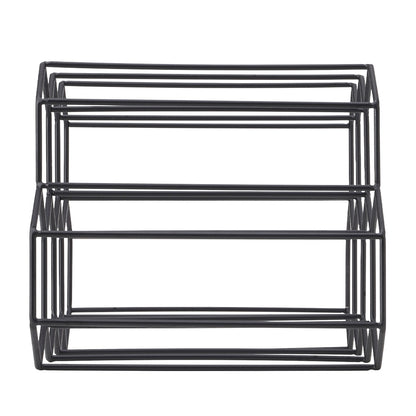 Countertop Hexagon Metal Wine Rack